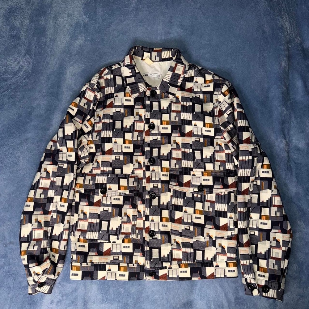 ZARA PATCHWORK QUILT JACKET